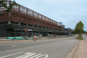 Garland Avenue Shops construction