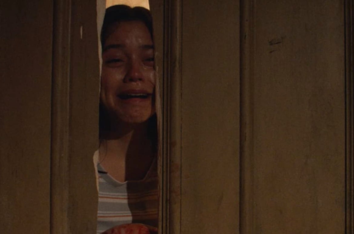 Jenna Ortega in the The Shining reference from X