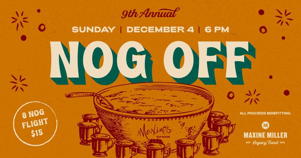 9th annual Nog Off set for Sunday