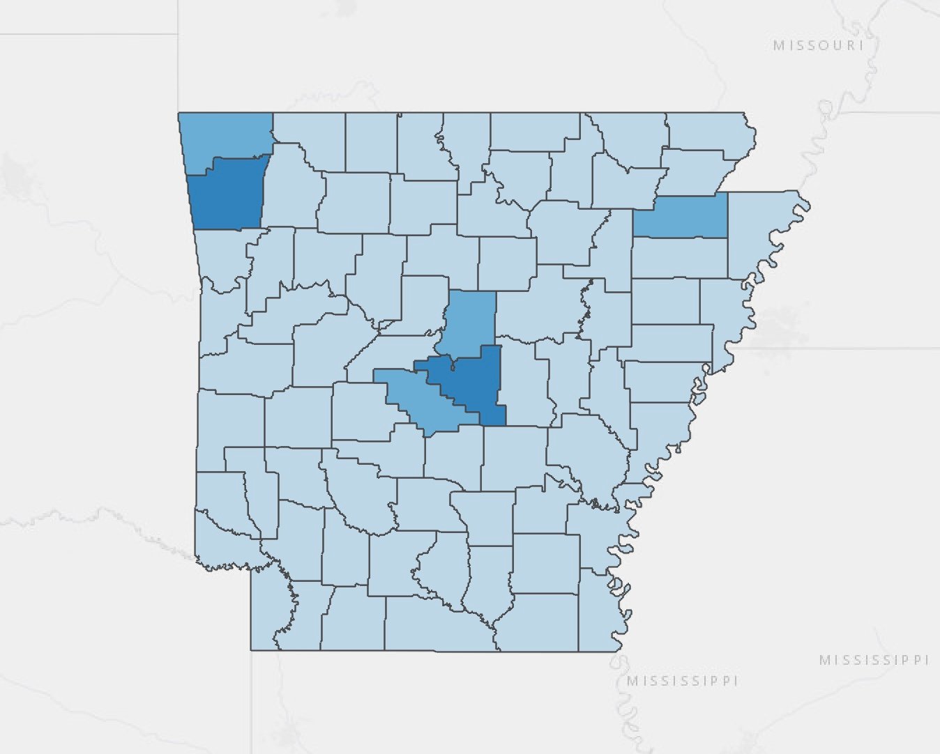 Case update: Arkansas COVID-19 cases increase by 1,782 over past 7 days