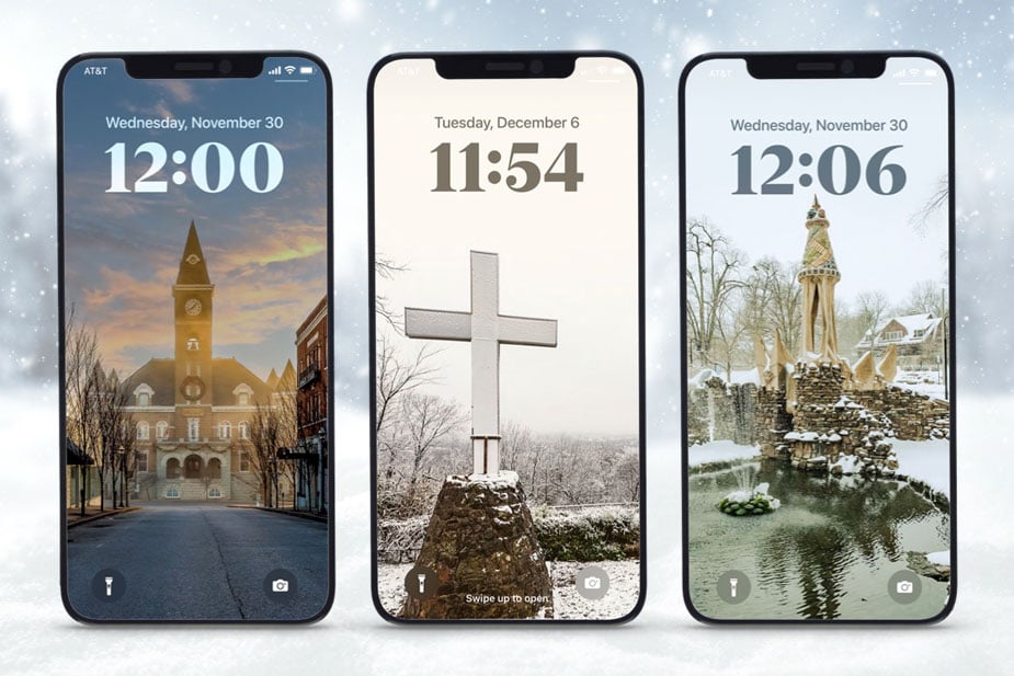 Download these Fayetteville winter mobile wallpapers